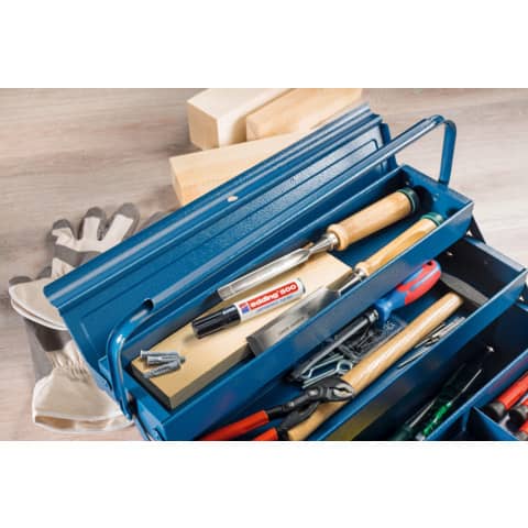 Marcatore permanente edding 500 punta scalpello 2-7 mm nero E-500 001